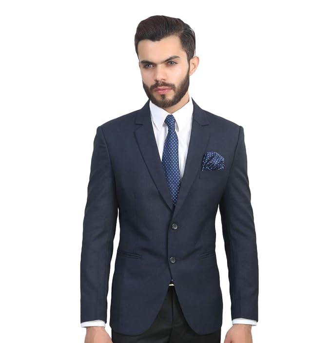 Men's Slim Fit Single Breasted Blazer
